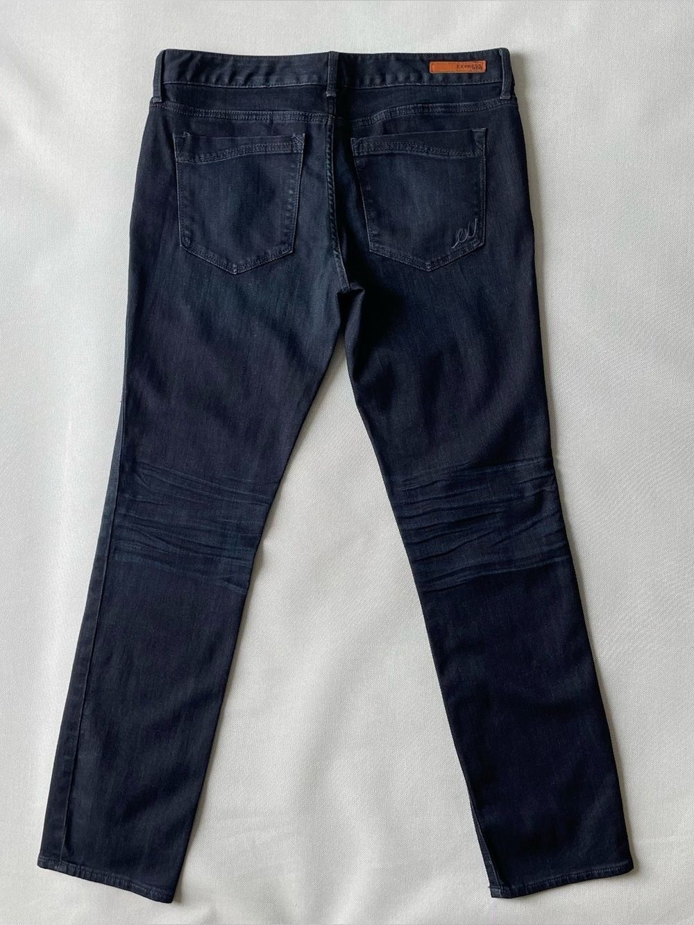 Express Jeans Dark Blue Denim Skinny Stella Low Rise Women’s Size 12R